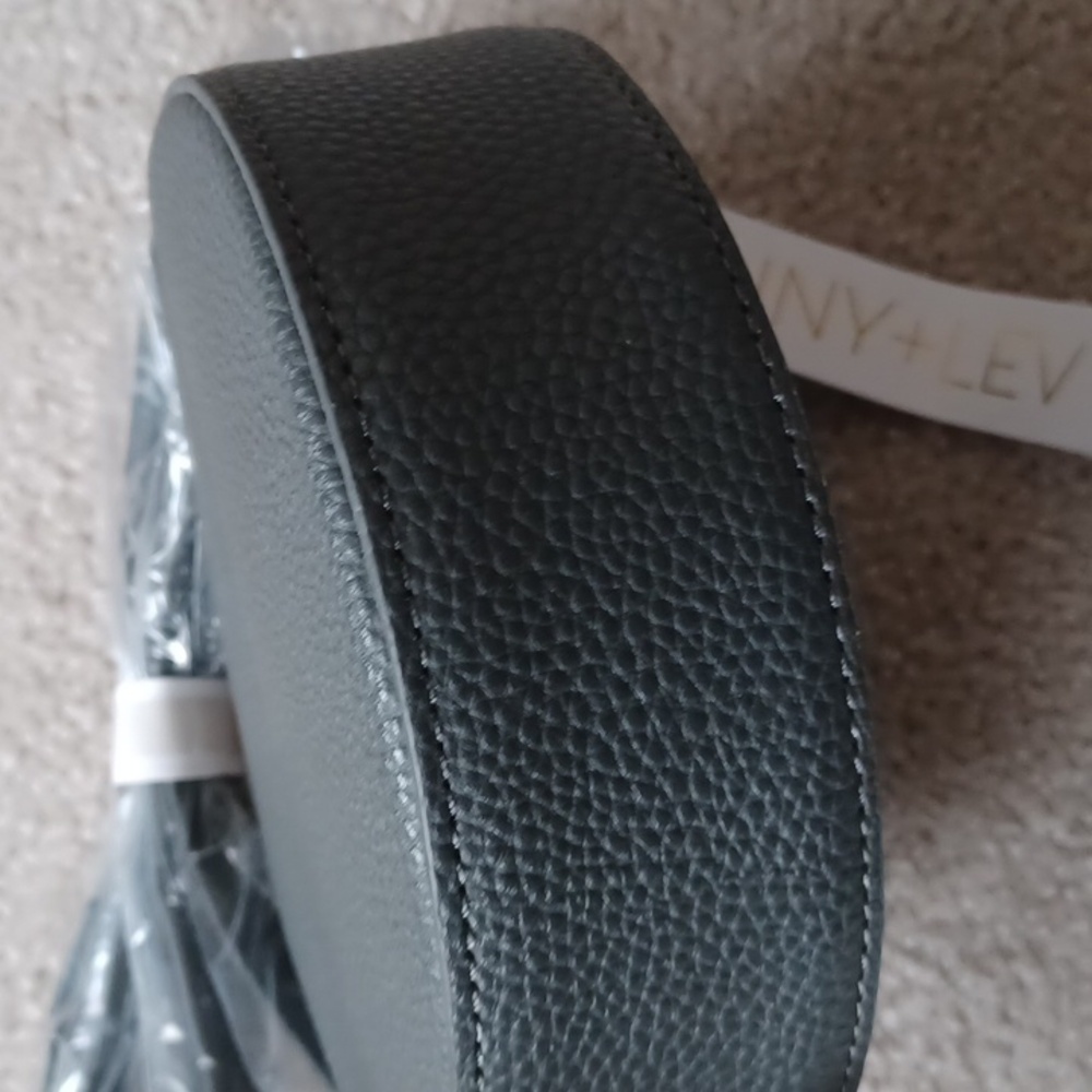 NWT Henny and Lev Cecilia Circle Crossbody Bag Dark Gray - Picture 5 of 7